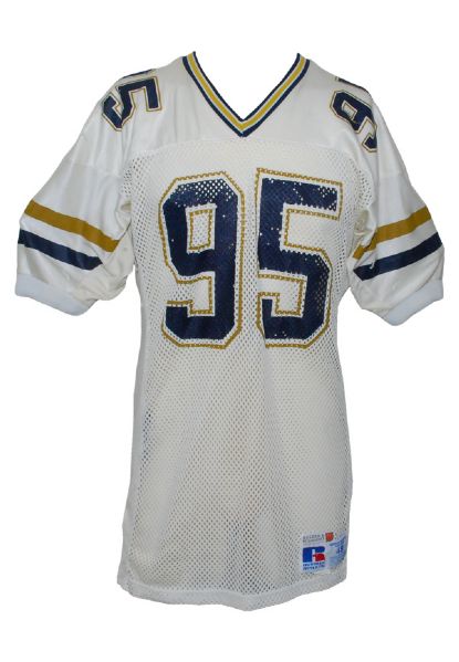 Circa 1991 Marco Coleman Georgia Tech Yellow Jackets Game-Used Home Jersey