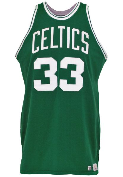 Circa 1980 Larry Bird Rookie Era Boston Celtics Game-Used Road Jersey (Trainer LOA • Scarce)