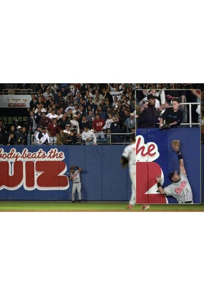 10/9/1996 Jeffrey Maier "New York Yankees" Fielders Glove Worn to Catch Derek Jeters ALCS Game 1 Home Run (Maier LOA • Multiple Photomatches)