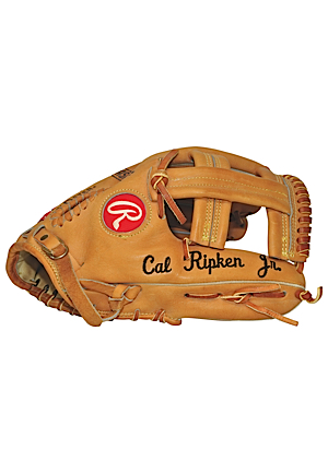 1998 Cal Ripken Jr. Baltimore Orioles Game-Ready Glove (Esken LOA)