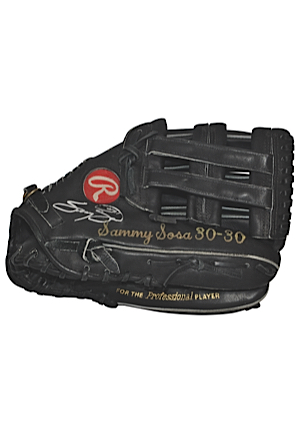 Circa 1993 Sammy Sosa Chicago Cubs Game-Used & Autographed Glove (JSA • Esken LOA)