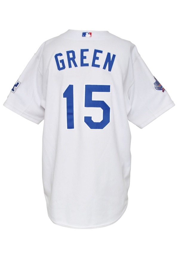 dodgers jersey white and green
