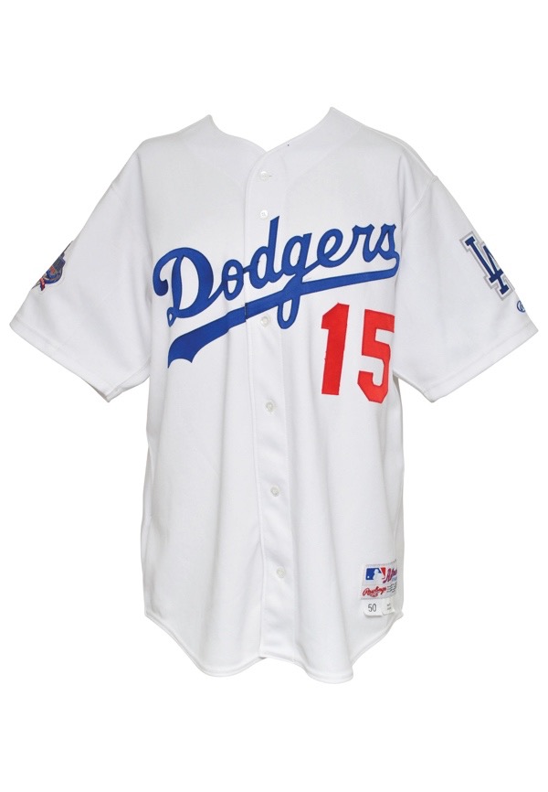 2001 Shawn Green Los Angeles Dodgers Authentic Rawlings MLB Jersey Size 40  – Rare VNTG