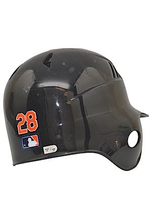8/1/2012 Prince Fielder Detroit Tigers Home Run Game-Used Road Batting Helmet (MLB Hologram • Silver Slugger Award)