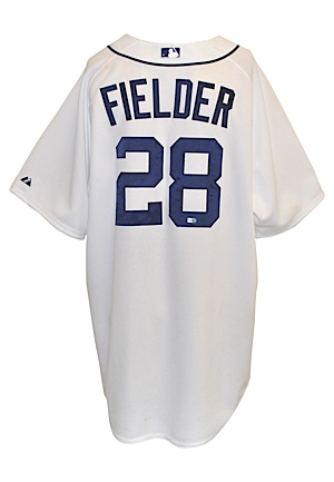 9/4/2012 Prince Fielder Detroit Tigers Game-Used Home Jersey (MLB Hologram • Unwashed • AL Pennant)