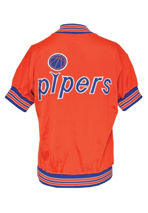 1967-68 ABA Pittsburgh Pipers Worn Shooting Shirt (ABAs Inaugural Season • Championship Season)