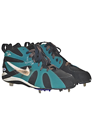 1995 Ken Griffey Jr. Seattle Mariners Game-Used & Autographed Cleats (JSA • PSA/DNA)