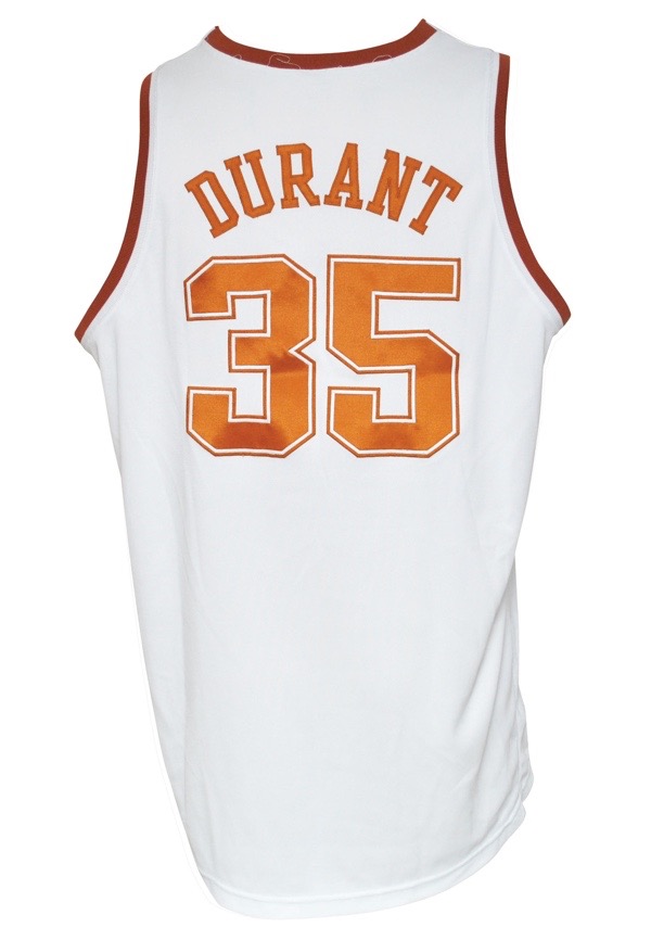 Lot Detail - 2006-07 Kevin Durant Texas Longhorns Game-Used Home