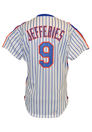 1990 Gregg Jefferies New York Mets Game-Used Home Jersey