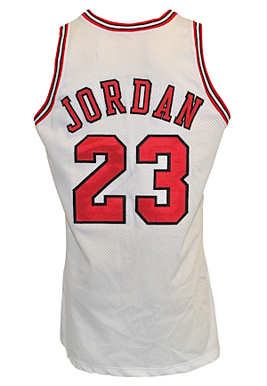 1992-93 Michael Jordan Chicago Bulls Game-Used Home Jersey (Championship Season • Scoring Champion • Finals MVP)