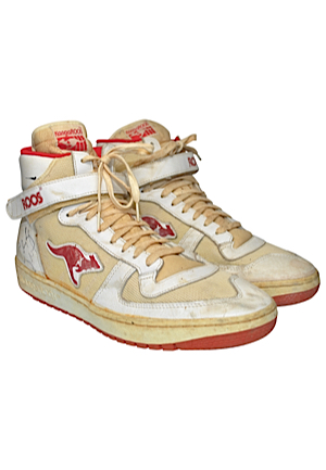 Clyde Drexler Game-Used & Autographed Sneakers (JSA)