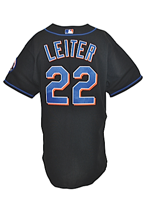 2003 Al Leiter New York Mets Game-Used Alternate Jersey