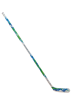 2010 Vancouver Olympics Commemorative Hockey Stick Signed by Boyle, Heatley, Marleau & Thornton (JSA • VANOC COA)