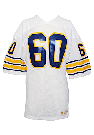 Early 1980s Jeffrey Baldwin University of Pittsburgh Panthers Game-Used Road Jersey