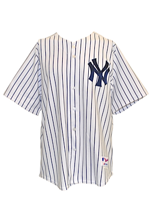 2005 Gary Sheffield New York Yankees Game-Used & Autographed Home Jersey (JSA)