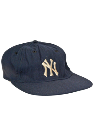 Early-Mid 1970s New York Yankees Game-Used Cap Attributed to Thurman Munson (Rare) 