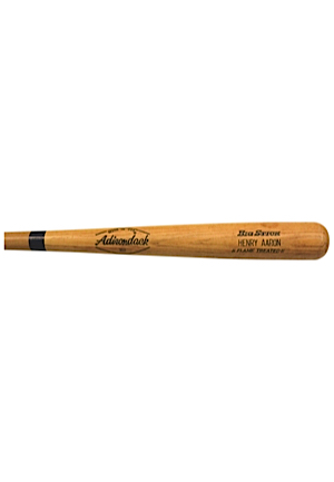 1975-76 Hank Aaron Milwaukee Brewers Game-Used & Autographed Bat (JSA • PSA/DNA GU8)