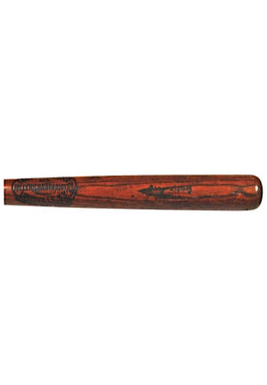 1920-22 George "High Pockets" Kelly New York Giants Game-Used & Autographed Bat (Full JSA LOA • PSA/DNA GU9)