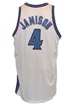 2006-07 Antawn Jamison Washington Wizards Game-Used & Autographed Home Jersey (JSA)