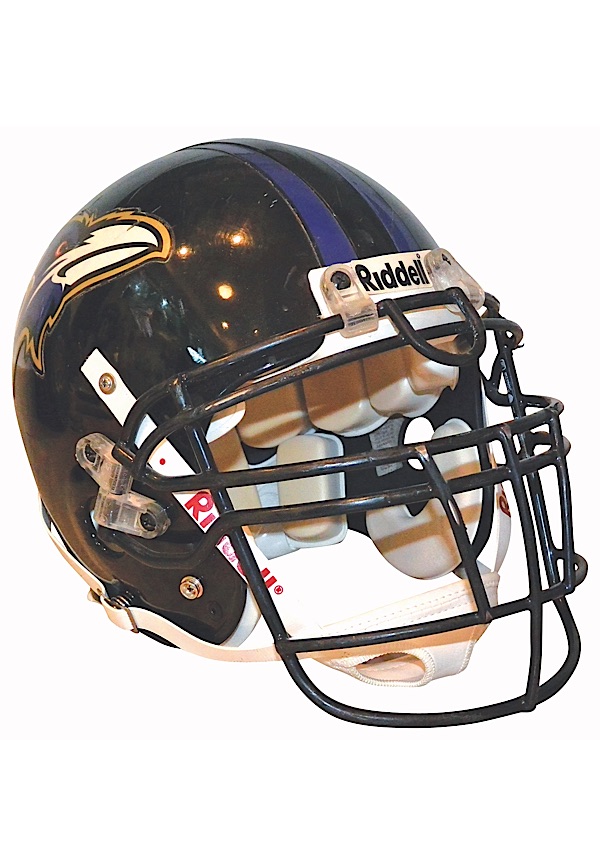 Lot Detail - 2002 Ray Lewis Baltimore Ravens Game-Used Helmet