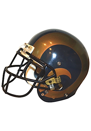 1999 Marshall Faulk St. Louis Rams Game-Used Helmet (Championship Season • AP Offensive PoY)