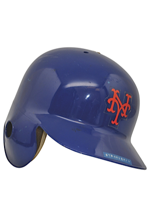 Mid 1980s Darryl Strawberry New York Mets Game-Used Batting Helmet