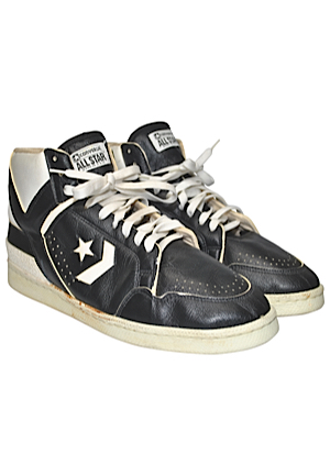Mid-To-Late 1980s Game-Worn Sneakers Attributed To Larry Bird