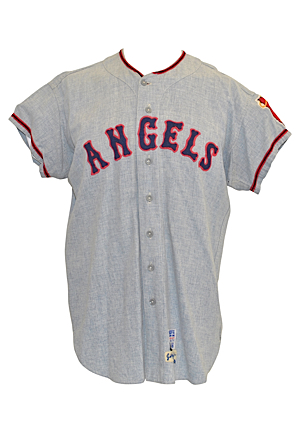 1970 Alex Johnson California Angels Game-Used Road Flannel Jersey (AL Batting Champion Season)