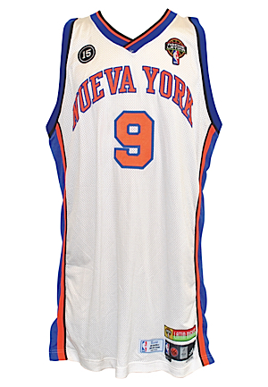3/6/2010 Jonathan Bender New York Knicks Noche Latina Game-Used Home Jersey (NBA LOA)