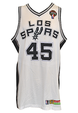 3/18/2011 DeJuan Blair San Antonio Spurs Noche Latina Game-Used Home Jersey (NBA LOA)