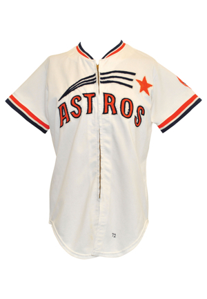 1972 Bob Watson Houston Astros Game-Used Home Jersey (Rare)