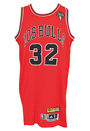 2012-2013 Richard "Rip" Hamilton Chicago Bulls Noche Latina Game-Used Road Jersey (Chicago Bulls Charities LOA)