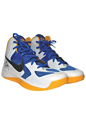 2012-13 Stephen Curry Golden State Warriors Game-Used & Autographed Sneakers (JSA • Ball Boy LOA)
