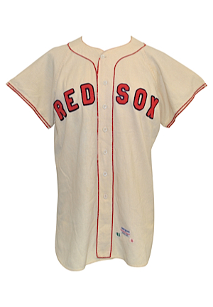 1961 Red Sox Minor League Game-Used Home Flannel Jersey