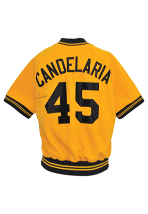 Early 1980s John Candelaria Pittsburgh Pirates Player-Worn & Autographed Warm-Up (JSA)