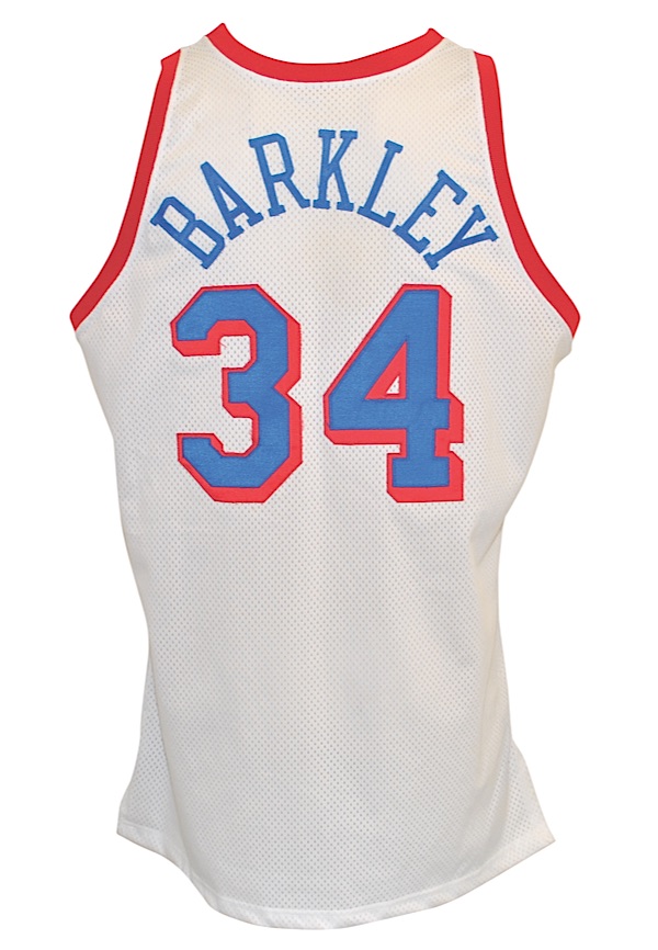 Lot Detail - 1991-92 Charles Barkley Philadelphia 76ers Game-Used Home  Jersey (HoF LOA)