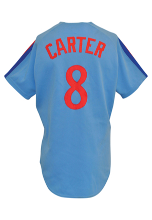 1981 Gary Carter Montreal Expos Game-Used & Autographed Road Jersey (JSA)