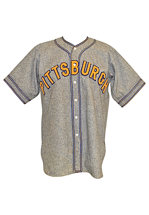 Circa 1940 Pittsburgh Panthers & Purdue Boilermakers Game-Used Flannel Jerseys (2)