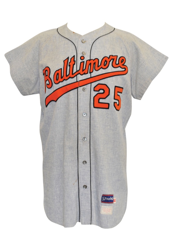 Lot Detail - 1970 Moe Drabowsky Baltimore Orioles Game-Used Road ...