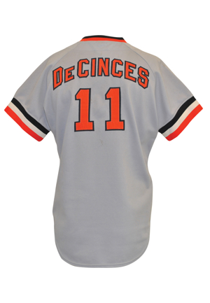 1975 Doug DeCinces Baltimore Orioles Game-Used Road Jersey