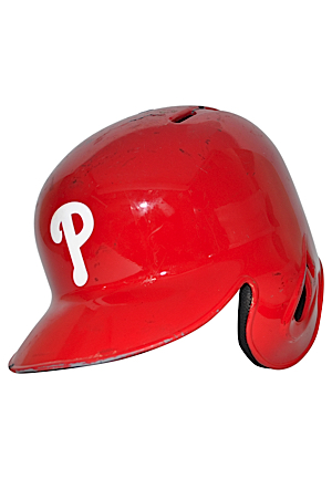 2015 Maikel Franco Philadelphia Phillies Team-Issued Batting Helmet (MLB Hologram)