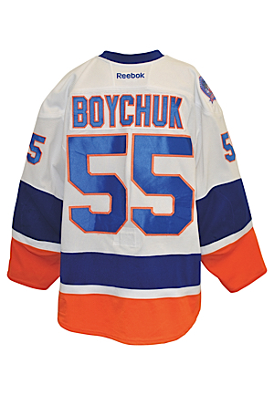 2014-15 Johnny Boychuk New York Islanders Game-Used Road Jersey (Islanders LOA)