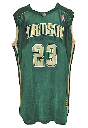 2002-03 LeBron James St. Vincent/St. Mary Game-Used Road Jersey