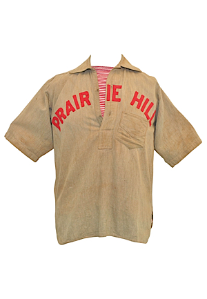 Early 1900s Turn Of The Century Prairie Hill Industrial League Game-Used Uniform (3)