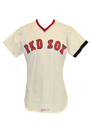 1976 Carl Yastrzemski Boston Red Sox Game-Used Home Jersey (Tom Yawkey Armband)