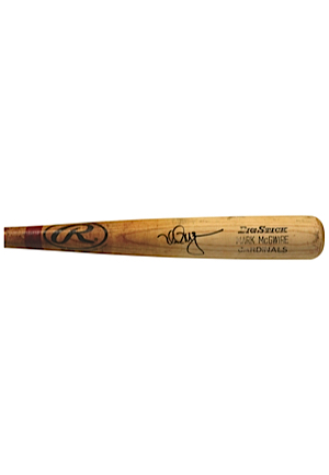 1998 Mark McGwire St. Louis Cardinals Game-Used & Autographed Bat (JSA • PSA/DNA GU9.5 • 70 Home Run Season)
