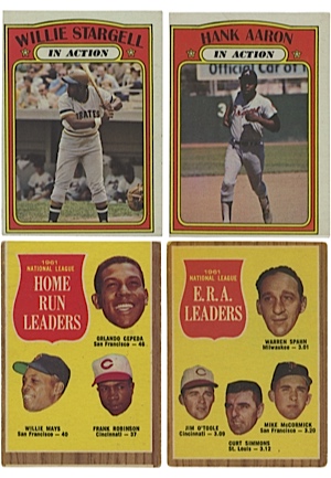 Lot Of Vintage National League Baseball Cards (114)