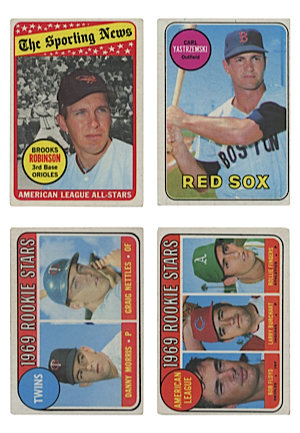 Lot Of Vintage American League Baseball Cards (107)