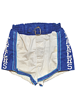1960-61 Elgin Baylor Los Angeles Lakers Game-Used Trunks (Team’s First Season In LA • Rare Name Sewn In)