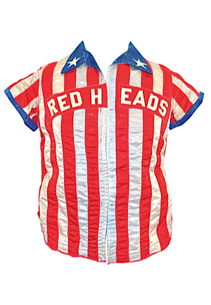 1967-77 Charlotte Adams All-American Red Heads Game-Used Full Satin Uniform With Related Memorabilia (3)
